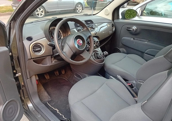 Fiat 500 cena 28500 przebieg: 140450, rok produkcji 2013 z Żory małe 121